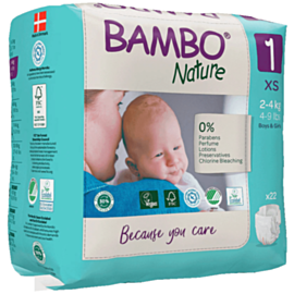 Детские подгузники Bambo Nature 0 22 штук 1000019251