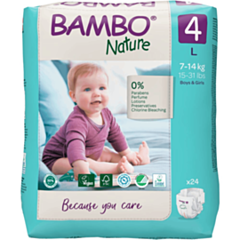 Детские подгузники Bambo Nature 4 24 штук 100001925411