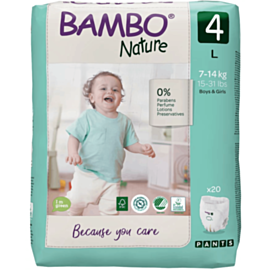 Детские подгузники-трусики Bambo Nature 4 20 штук 1000019254