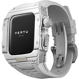 Smart saat Vertu Watch H1 SW-WD-004-01-HW Stainless Steel WG White Rubber 