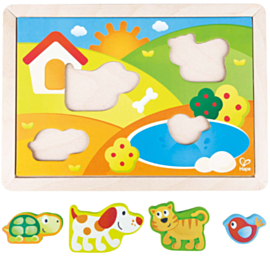 Пазл Hape Sunny Valley 3in1 E1601