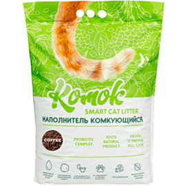 Kомкующийся наполнитель Komok Coffee 7.5 кг 4673749215231