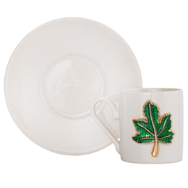 Qəhvə üçün fincan dəsti Schafer Zyra Leaf 8 parça 8699131884348