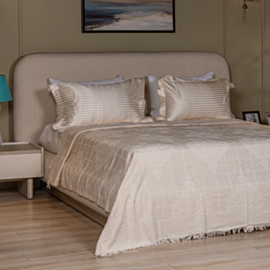 Yataq örtüyü dəsti  Cehizçi Laura Grand MJ-2 Bej