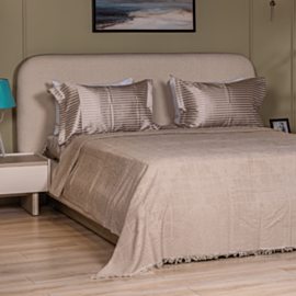 Yataq örtüyü dəsti Cehizçi Laura Grand MJ-2 Qum rəngi