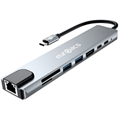 USB Hub Type-C Euroacs EU-P405 8ın1 