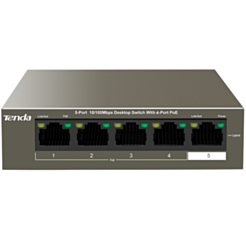 Коммутатор Tenda TEF1105P 4-63W 5 Port 
