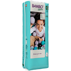 Uşaqlar üçün tuman bezləri Bambo Nature 6 38 ədəd 100002135650