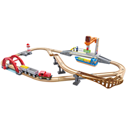 Oyuncaq dəmir yolu nəqliyyat dəsti Hape E3790