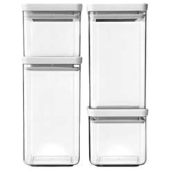Saxlama qabı Brabantia Jar Sets Square 4 parça 122569