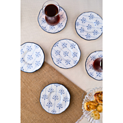 Набор блюдец Tabak Evi Audrey 6 предметов FLY6ÇTPRS1209 8684531607567