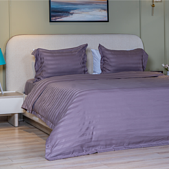 Tekstil yataq dəsti Cehizçi Laura Grand (H-4) Eggplant