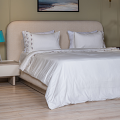 Tekstil yataq dəsti Cehizçi Laura Grand (WH-69) White