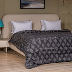 Yataq örtüyü Cehizçi Laura Grand TM-3-7 Tünd boz CK