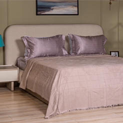 Yataq örtüyü dəsti Cehizçi Laura Grand MJ-2 Tünd çəhrayı