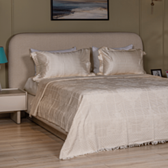 Yataq örtüyü dəsti  Cehizçi Laura Grand MJ-2 Bej