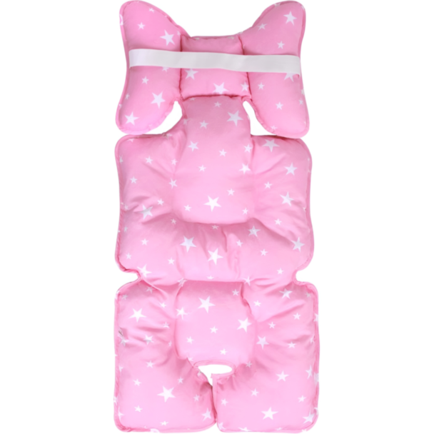 Uşaq arabası və avtomobil oturacağı üçün yastıq Sevi Bebe Pink