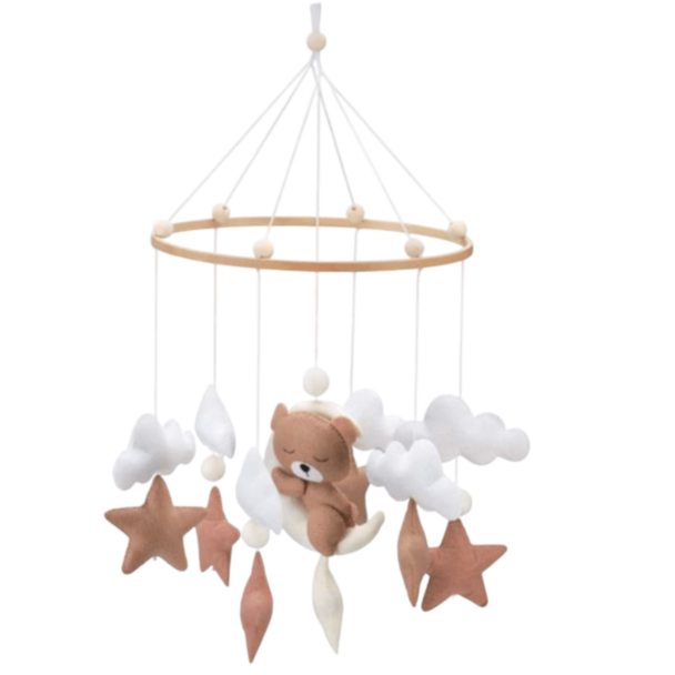 Mobil CAM Giostrina Nunu Muzmobille Beige  